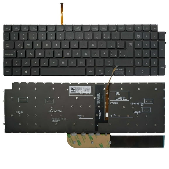 New Latin Keyboard For DELL Latitude 3520 3511 3515 Inspiron 15 5510 5515 7510 16 Plus 7610 LA Black With Backlight