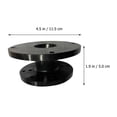 thumbnail image 2 of WRISTBIQUE 2Pcs Car Speaker Spacers Black Plastic Adapter Rings for Vehicle Audio 38Mm to 26Mm Conversion, 2 of 8