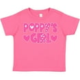 thumbnail image 3 of Inktastic Poppy's Girl Pink with Hearts Girls Toddler T-Shirt, 3 of 5
