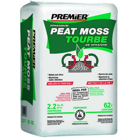 - Premier Sphagnum Peat Bale, 2.2 cu ft