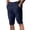 b-121Navy470, variant on PIMSSY Men Casual Shorts Comfortable Stretch Fit Breathable Outdoor Walking Summer Lightweight Elastic Waist Solid Color Male Cozy Bottoms