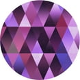 thumbnail image 1 of Ahgly Company Indoor Square Patterned Tyrian Purple Area Rugs, 3' Square, 1 of 1