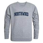 W Republic  Northwood University Timberwolves Game Day Crewneck Sweatshirt, Heather Grey - 2XL