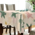 thumbnail image 5 of Yayeee Tablecloths 60" x 60" Rectangle Wrinkle Resistant Party Table Cover, Pastel Pink Stars, 5 of 8