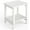 White, variant on Senfot All-Weather HDPE Adirondack Side Table, 2-Tier Square Outdoor End Table Black 2pcs