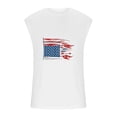 thumbnail image 4 of IROINNID Round Neckline Work Out Tops For Men Sleeveless Sports Tank Tops Vest Pullover Graphic Print Tops, 4 of 5