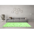 thumbnail image 3 of Ahgly Company Indoor Round Oriental Green Traditional Area Rugs, 6' Round, 3 of 4