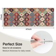 thumbnail image 5 of Orange Ethnic Rhombus Pattern Kitchen Rug Mat,Kitchen Runner Rugs Non Skid Washable,Decorative Kitchen Floor Mats for Kitchen,Sink,Laundry,17"X47", 5 of 5