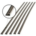 thumbnail image 4 of FASÄDE 47 in. Decorative Vinyl Large Profile J Trim Brushed Nickel (5 Pack), 4 of 6
