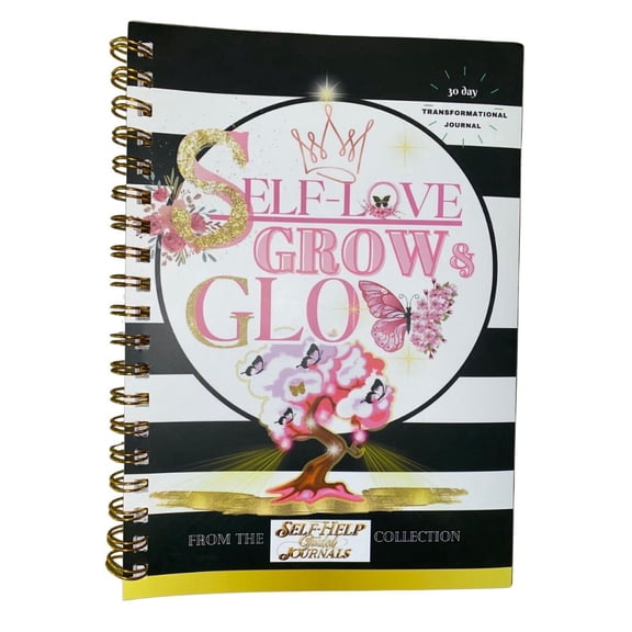 Self-Love Guided Journal, Workbook With Writing Prompts, 7x10 Spiral Bound