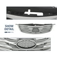 thumbnail image 5 of Front Bumper Radiator Grille Chrome Fit For Hyundai Azera 2012-2014, 5 of 10