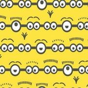 Springs Creative Universal Despicable Me Minions Faces Yellow 100% Cotton Fabric by The Yard