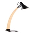 thumbnail image 3 of Carson Carrington  Farrah Mid-Century Modern Wood Lamp Walnut/Black, 3 of 5