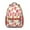 White Strawberry Plants, variant on Pink Strawberry Plants Fruit Backpack for School,Cute School Bag,Schoolbag with Adjustable Shoulder Straps & Padded Back,15.3"x11"x6.7"