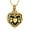 Gold, variant on Stainless Steel Paws Print Love Heart Urn Pendant Pet Memory Necklace for Dog Cat Cremation Ashes Keepsake Memorial Jewelry