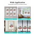 thumbnail image 7 of Christmas Snowflake Window Privacy Film Stained Glass Window Film Decorative Windows Cover Static Windows Cling for Glass Door Winter Truck Snowman Xmas Tree Gifts Stickers for Bathroom 17.7"x78.7", 7 of 7