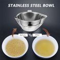thumbnail image 3 of Stainless Steel Grease Separating Bowl Soup Separator Oil Strainer and Filter Storage, 3 of 5