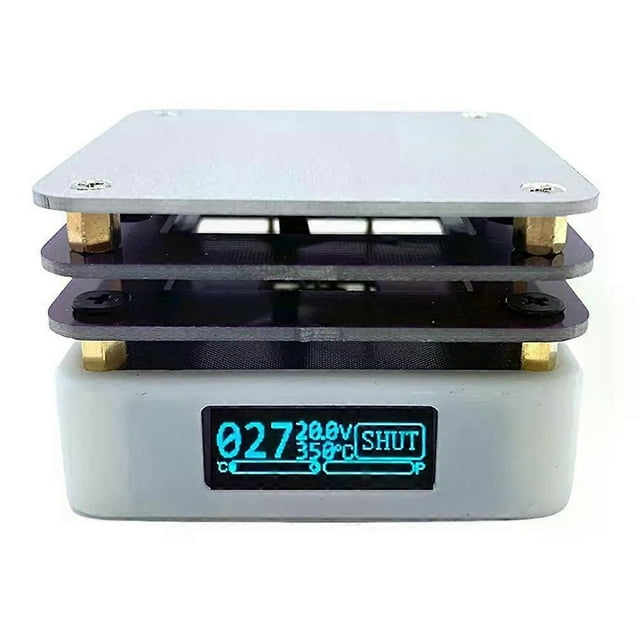 PD 65W Mini Hot Plate PCB SMD Board Soldering Plate with OLED Display USB-C Constant Temperature Heating Adjustable Repair Tools
