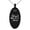 Black, variant on Stainless Steel Gold Plated Blessed Mama Small Oval Charm Pendant Necklace