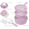 thumbnail image 4 of Slicer Cuts Fruits & Vegetables Stainless Steel Blades Multifunction Vegetable Cutter & Grater, 4 of 5