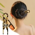 thumbnail image 5 of Big Save,HWRETIE Tetras Styling Tools Clearance,Universal Small Fish Hairpin Female Daily Meatball Head Small U-Shaped Dish Hair Artifact Advanced Sense Multi-Functional Hairpin, 5 of 5
