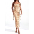 thumbnail image 5 of PRETTYGARDEN Women's Spring Wedding Guest Dress Summer Formal Sleeveless Elegant Floral Lace Cocktail Maxi Long Dresses, 5 of 10