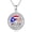 01-Puerto Rico, variant on Texas Cowboy Necklace 925 Sterling Silver Cowboy American Texas Flag Necklaces Cowboy Jewelry for Women Christmas Birthday
