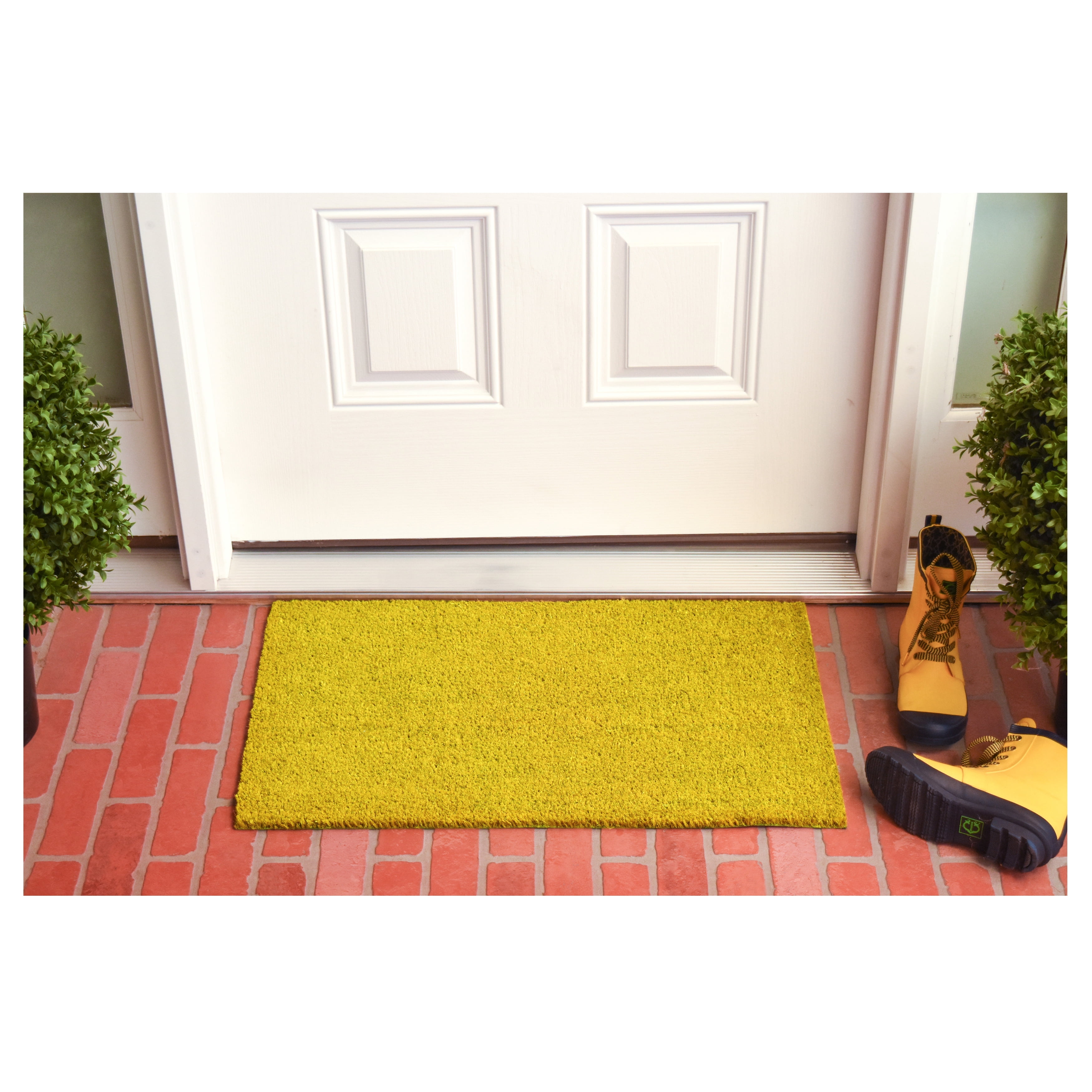 Collins Yellow Pastel Doormat, 24" x 36"