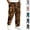 Earthy Yellow, variant on HAJWOH Sweatpants Men Forest Branch Baggy Camouflage Bottoms for Men Causal Wide Leg Trousers Streetwear