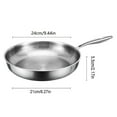 thumbnail image 2 of DAMAI Non Stick Frying Pans,12 inch Hybrid Frying Pans Nonstick,non stick Stainless Steel Skillets, Dishwasher and Oven-Safe Chef Pan, Works on Induction,Ceramic and Gas Cooktops(L), 2 of 6