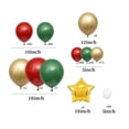 thumbnail image 3 of Ganfancp Kit de Arco de Guirnalda de Navidad, 197 Rojo Verde Oro Blanco, Decoraciones Festivas para Fiestas, Decoraciones de Diferentes Tamaños Ofertas y Liquidaciones 1*Set de Globos de Navidad, 3 of 7