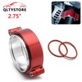 thumbnail image 1 of 2.75'' 70mm Aluminum Quick Release V-Band Clamp for Intake Intercooler Pipe Red, 1 of 5