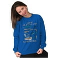 thumbnail image 4 of Fishermen's Life Humor Funny Fishing Unisex Plus Fleece Graphic Sweatshirt Brisco Brands 2X, 4 of 5