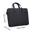 thumbnail image 3 of Deeceymbur 14 Inch Laptop Messenger Bag Water Resistant Slim Protective Case for Notebook Tablet Accessories, 3 of 6