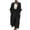 Black, variant on Idoravan Ladies Sweaters Long Sleeve V-Neck Sweaters for Women Plus Size Cardigan Women's Fashion Solid Color MIDI Style Knit Cardigan Big Pocket Coat