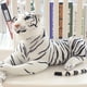 thumbnail image 1 of Peluche de tigre realista de 30 cm, suave, para niñas, regalo de cumpleaños, 1 of 4