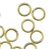 Gold Tone Brass Closed 5mm Jump Rings 20 Gauge (20)