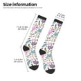 thumbnail image 5 of Balery Summer With Flamingo Fun Novelty Socks Men'S Women'S Crew Socks Funny Crazy Novelty Socks Quirky And Cool Socks, 5 of 9