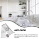 thumbnail image 4 of Floor Drain Cover Bathroom Accessories Workshop Utility Sink Drains Plastic Rectangular Prevent Dirty Things Through Sewer 1Set, 4 of 4