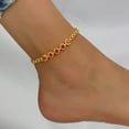 thumbnail image 3 of CZ Stone Ankle Bracelets For Summer, 6"+2" Inch Adjustable Size., 3 of 3