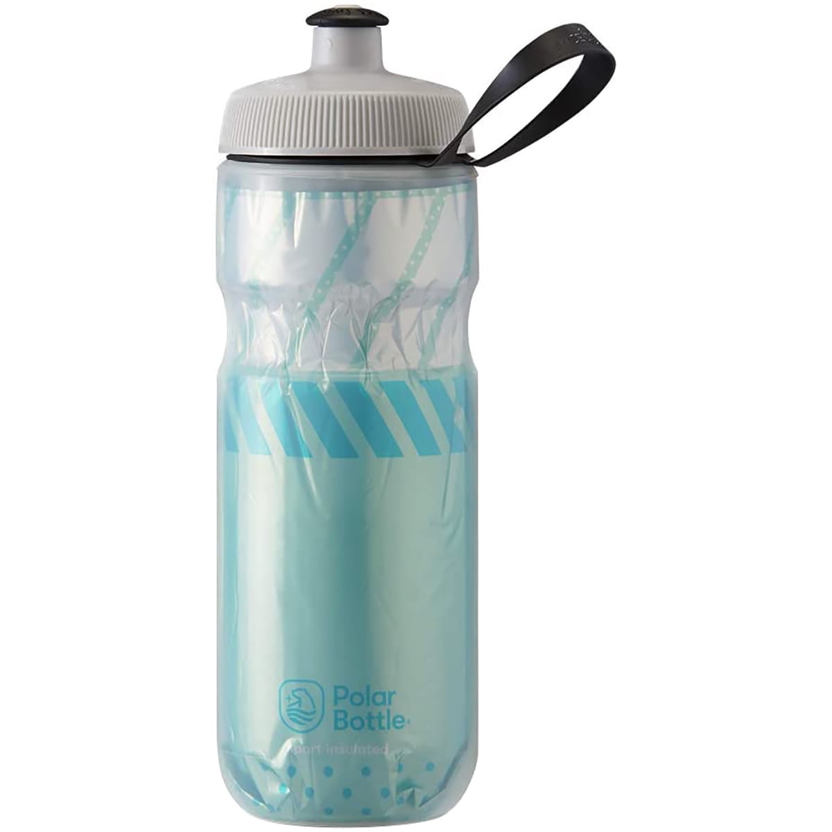 Polar Bottle 20 oz. Sport Insulated Water Bottle Tempo Mint/White