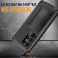 thumbnail image 2 of Waterproof Case Compatible Samsung Galaxy S24 Ultra/ S24 Plus/ S24 Aluminum Metal Frame Slide Camera Cover Kickstand Full Body Shockproof, 2 of 5