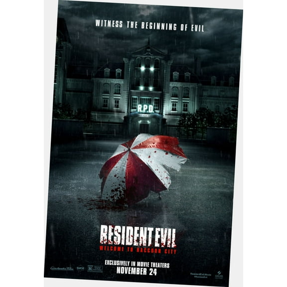 Resident Evil Welcome Movie Poster 16"x24" 16x24 Multi-Color Square Adults Best Posters