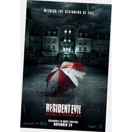 Resident Evil Welcome Movie Poster 11"x17" 11x17 Multi-Color Square Adults Best Posters