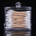 thumbnail image 3 of New Acrylic Cotton Swabs Storage Holder Box Transparent Makeup Case Cosmetic Container, 3 of 5