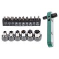 thumbnail image 4 of Shisuyan Gear Wrench Ratcheting Wrench Set Steel 1 Set 3.9X1.3X0.4In, 4 of 8