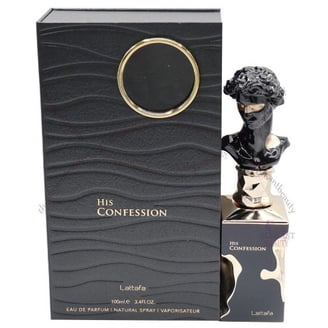 Lattafa His Confession 100ML EDP Spray for Men, Bold and