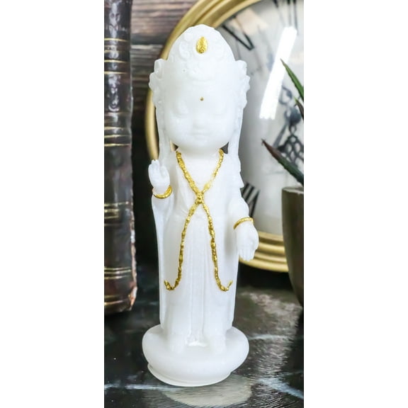 Cultural Art Standing Amida Buddha Amitabha Feng Shui Zen Vastu Mini Figurine