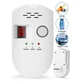 thumbnail image 1 of Fixdono Natural Gas Detector, Digital Sound Warning Gas Detector, Natural Gas Leak Security Detection Detector, Alarm Monitor Plug-in Sensor for Home Kitchen Restaurant Hotel School Warehouse, 1 of 8