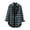 Green, variant on Women's Plaid Shirt Long Sleeve Button Down Loose Fit Casual Vintage Check Blouse for Work Office Daily Wear